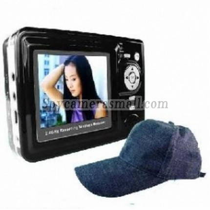 Wearing Class Hidden Spy Camera - Wireless Spy Camera-2.4GHZ Baseball Cap Camera Recorder