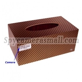 Toilet Roll Box covert Camera - 4GB Tissue Box Style Digital Video Recorder with Remote Control and Hidden Pinhole Color Camera