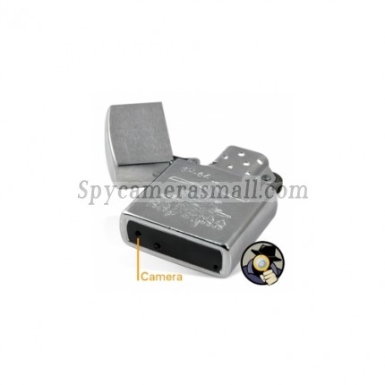 Spy Lighter Camera DVR - 4GB HD Silver Spy Camera Lighter DVR