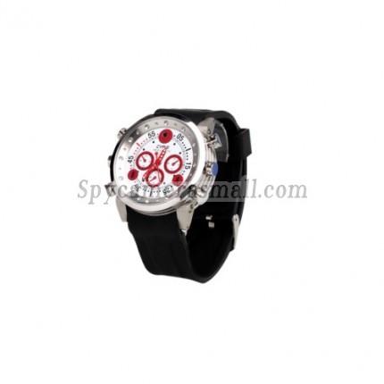 hidden Spy Watch Cameras - Waterproof Sports Watch with MP3 Player + Digital Video Recorder (8GB)
