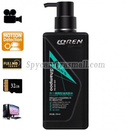 Hair Cleabser Bathroom Spy Camera New 1080p HD 32GB Surveillance Camera System With Motion Detection