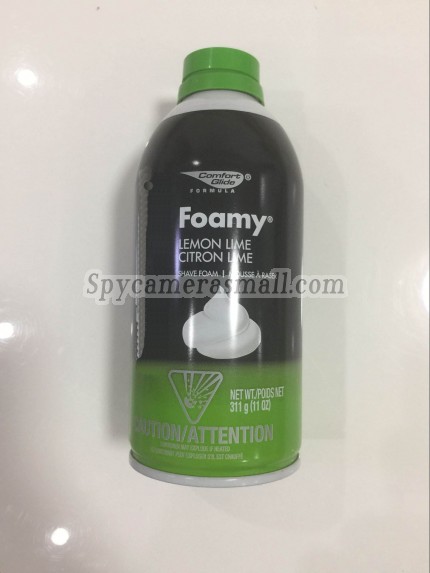Shaving Foam Hidden Spy Camera 16G Full HD 1080P DVR with motion sensor