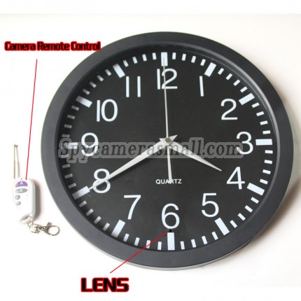 Wall Clock Hidden Spy Camera DVR with Internal Momory 32GB Motion Activated 1080P,best Shower Radio Camera, Bathroom Spy Camera