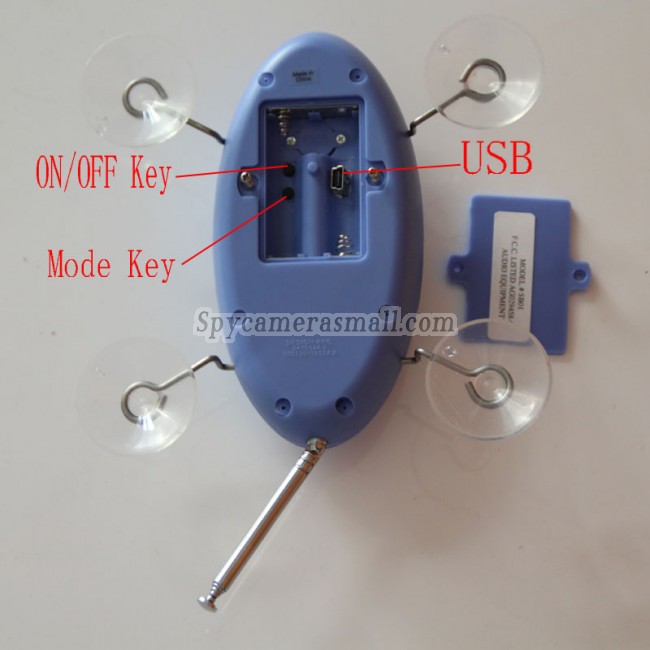 Hidden Clock Radio Spy Camera HD DVR Motion Activated 32GB 1920X1080