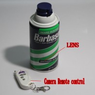 Shaving Cream Spy Camera DVR - 720P HD Pinhole Spy Shaving Cream Camera DVR Spy Camera 8GB Internal Memory