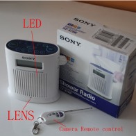 Clock Radio Camera - Bathroom LCD Radio Hidden 720P HD Pinhole Bathroom Spy Camera DVR 16GB (Motion Activated) -  famous brand bathroom radio. It has beautiful appearance, and it has good quality. 
