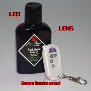 HD Waterproof Bathroom Spy Camera Hidden in Jack Black Electric shaving cream 32G 1080P