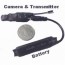 Professional wireless hidden Spy Camera - 2.4GHZ Wireless spy camera with protable receiver